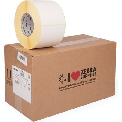 Zebra 76180 - (102 mm x 152 mm) 4 Rollen - Schwarz auf weiß - Etikett