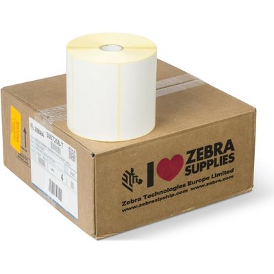 Zebra 3007206-T (Z-Select 2000T) - (102 mm x 64 mm) 4 Rollen - Schwarz auf weiß - Etikett