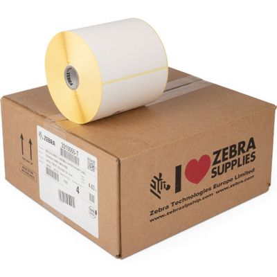 Zebra 3010066-T (Z-Perform 1000D) - (158,8 mm x 101,6) 4 Rollen - Schwarz auf weiß - Etikett