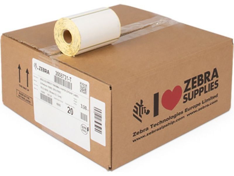 Zebra 3008731-T (Z-Perform 1000D) - (76,2 mm x 50,8 mm) 20 Rollen - Schwarz auf weiß - Etikett