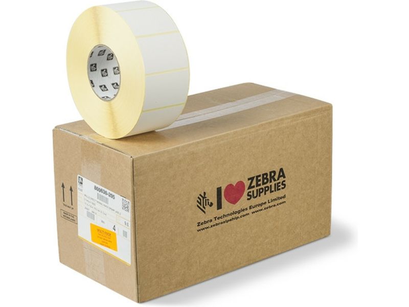 Zebra 800630-205 (Z-Select 2000T) - (76 mm x 51 mm) 4 Rollen - Schwarz auf weiß - Etikett