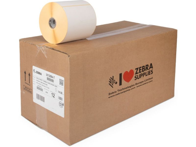 Zebra 3012884-T (Z-Perform 1000D) - (102 mm x 203 mm) 12 Rollen - Schwarz auf weiß - Etikett