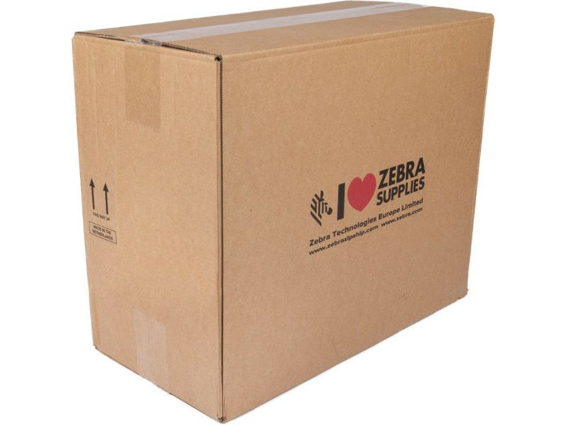 Zebra 880007-025D - (51 mm x 25 mm) 12 Rollen - Schwarz auf weiß - Etikett