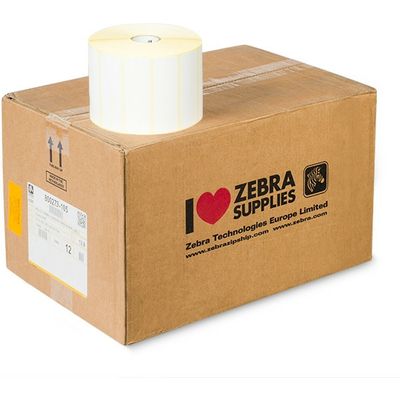 Zebra 800273-105 (Z-Select 2000T) - (76 mm x 25 mm) 12 Rollen - Schwarz auf weiß - Etikett