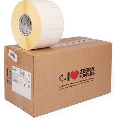 Zebra 3006325 (Z-Select 2000T) - (102 mm x 38 mm) 4 Rollen - Schwarz auf weiß - Etikett
