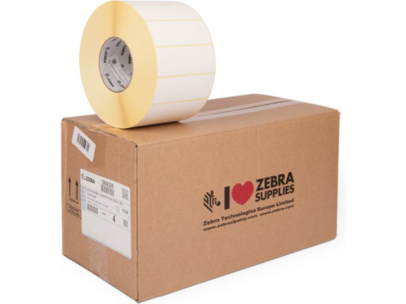Zebra 3006325 (Z-Select 2000T) - (102 mm x 38 mm) 4 Rollen - Schwarz auf weiß - Etikett
