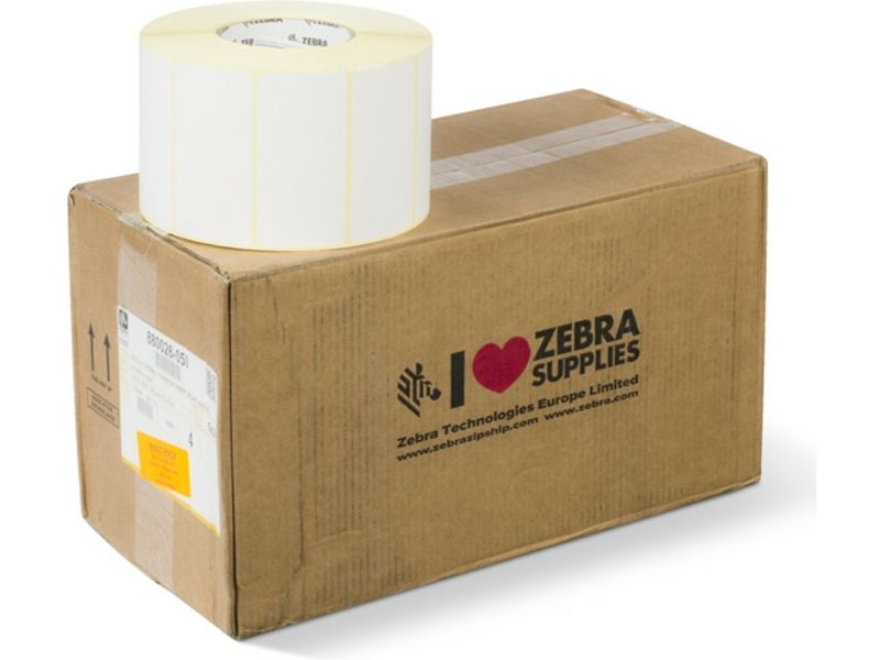 Zebra 880026-050 - (102 mm x 51 mm) 4 Rollen - Schwarz auf weiß - Etikett