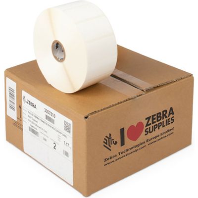 Zebra 3007810 - (51 mm x 25 mm) 2 Rollen - Schwarz auf weiß - Etikett