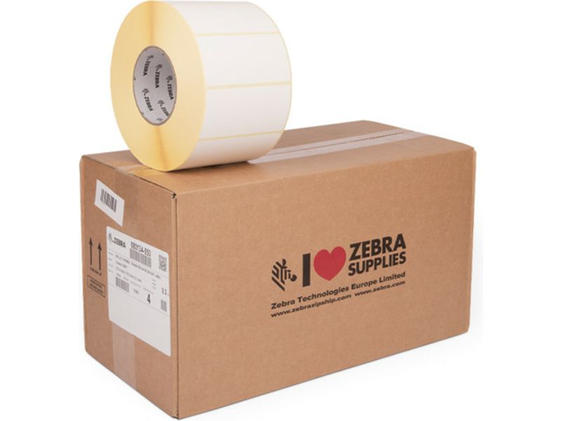 Zebra 880134-050 (Z-Select 2000T) - (102 mm x 51 mm) 4 Rollen - Schwarz auf weiß - Etikett