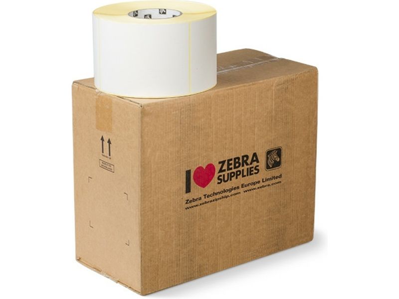 Zebra 200957 - (105 mm x 148 mm) 4 Rollen - Schwarz auf weiß - Etikett