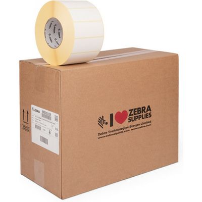 Zebra 880022-038 - (89 mm x 38 mm) 6 Rollen - Schwarz auf weiß - Etikett