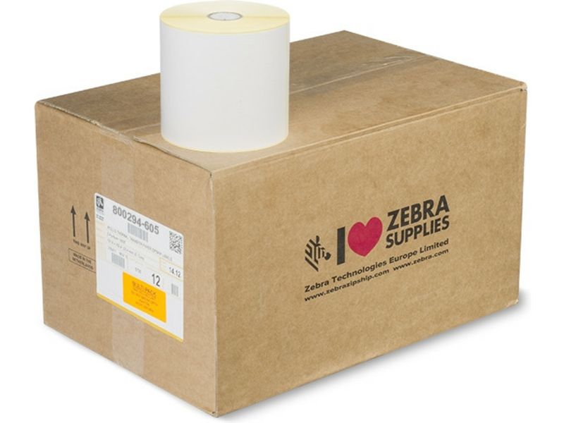 Zebra 800294-155 - (102 mm x 152 mm) 12 Rollen - Schwarz auf weiß - Etikett