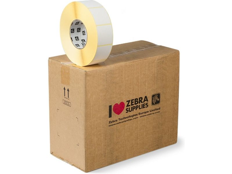 Zebra 880010-050 - (51 mm x 51 mm) 10 Rollen - Schwarz auf weiß - Etikett