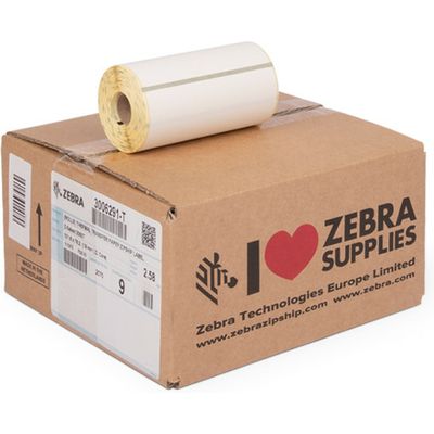 Zebra 3006291-T (Z-Select 2000T) - (101,6 mm x 76,2 mm) 9 Rollen - Schwarz auf weiß - Etikett