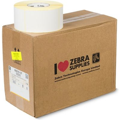 Zebra 880018-127 - (76 mm x 127 mm) 6 Rollen - Schwarz auf weiß - Etikett