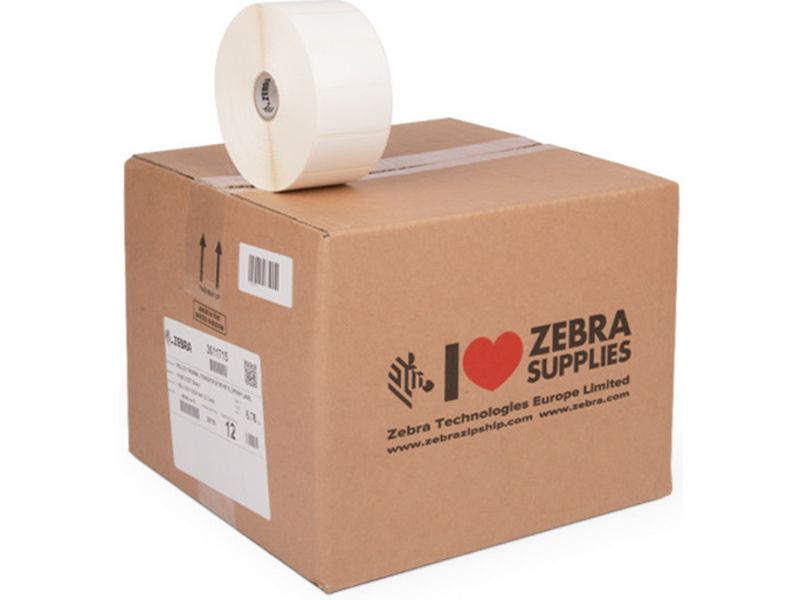 Zebra 3011715 - Schwarz auf weiß - Etikett