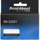Startseite Marke Brother DK-22251 Schwarz und Rot auf Weiß (62 mm)