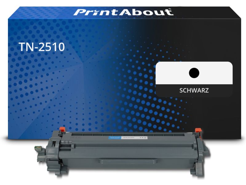 PrintAbout Toner Tn-2510 Schwarz Normale Kapazität Für Brother