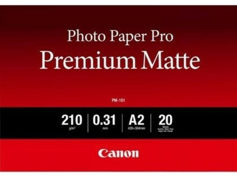 Canon PM-101 premium matte 210 grams A2 (20 vel) - Fotopapier
