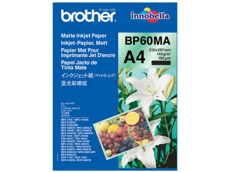 Brother BP60MA Matte Inkjet A4 145 gram - Fotopapier