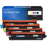 Toner kompatibel mit Brother TN-248BK/C/M/Y - 4-farbig - Multipack