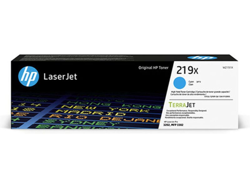HP 219X (W2191X) - Cyan - Toner - Hohe Kapazität