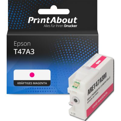 Druckerpatrone kompatibel mit Epson T47A3 - Kräftiges Magenta