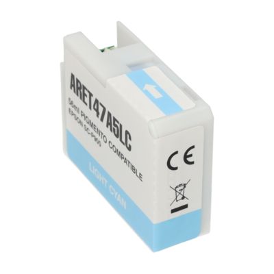 Druckerpatrone kompatibel mit Epson T47A5 - Hellcyan