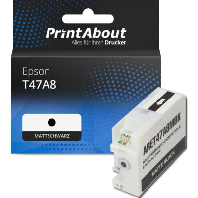 Druckerpatrone kompatibel mit Epson T47A8 - Mattschwarz