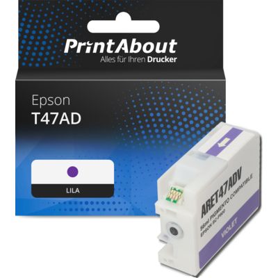 Druckerpatrone kompatibel mit Epson T47AD - Lila