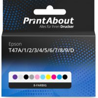 Homebrew Epson ET47A/1/2/3/4/5/6/7/8/9/DPA Tintenpatronen Multipack 10-Farben