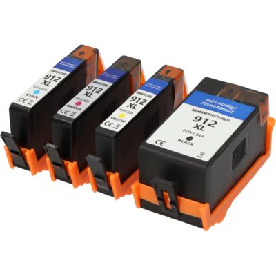 Druckerpatrone kompatibel mit HP 912 (3YL77/78/79/80AE) - 4-farbig - Multipack