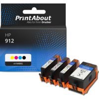 Druckerpatrone kompatibel mit HP 912 (3YL77/78/79/80AE) - 4-farbig - Multipack