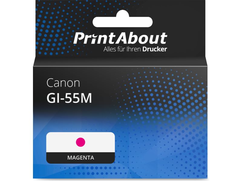 PrintAbout Druckerpatrone Gi-55M Magenta Für Canon