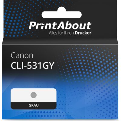 Druckerpatrone kompatibel mit Canon CLI-531GY - Grau