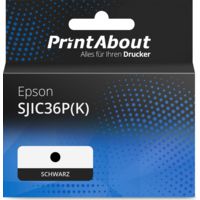 Druckerpatrone kompatibel mit Epson SJIC36P(K) - Schwarz