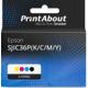 Druckerpatrone kompatibel mit Epson SJIC36P(K/C/M/Y) - 4-farbig - Multipack