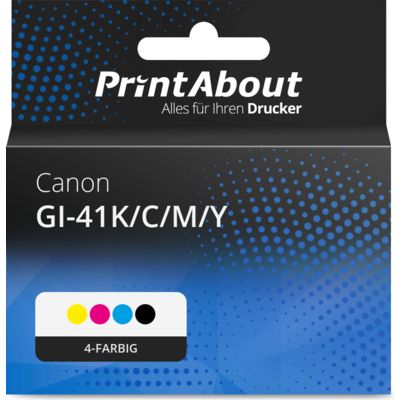 Druckerpatrone kompatibel mit Canon GI-41K/C/M/Y - 4-farbig - Multipack