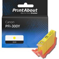 Druckerpatrone kompatibel mit Canon PFI-300Y - Gelb