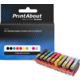 Haushalt Canon PFI-300PBK/MBK/C/R/M/Y/GY/CO/PM/PC Tintenpatrone 10-Farben Multipack