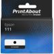 Druckerpatrone kompatibel mit Epson C13T03M140 (111) - Schwarz