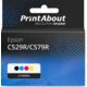 Druckerpatrone kompatibel mit Epson C529R/C579R  (T01D1/2/3/400) - 4-farbig - Extra hohe Kapazität - Multipack