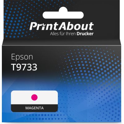 Druckerpatrone kompatibel mit Epson T9733 - Magenta - Hohe Kapazität