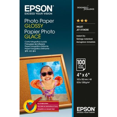 Epson S042548 Glossy Photo Paper 10 x 15 (100 vel) - Fotopapier
