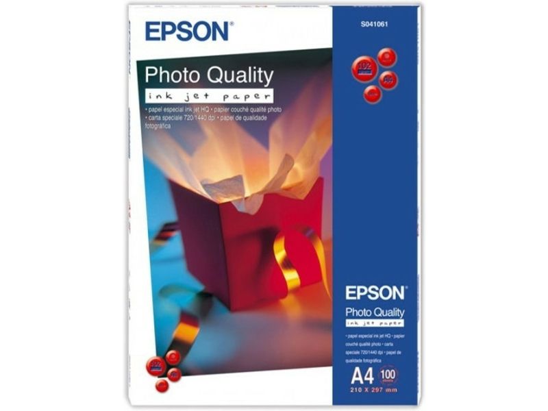 Epson S041061 Photo Quality A4 (100 vel) - Fotopapier