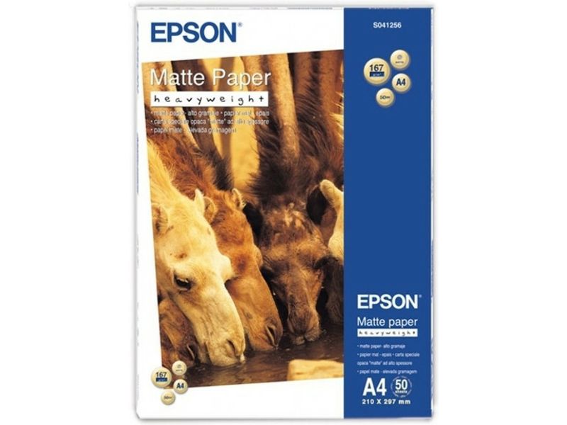 Epson S041256 Matte Paper Heavy Weight A4 (50 vel) - Fotopapier