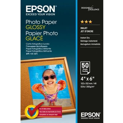 Epson S042547 Glossy Photo Paper 10 x 15 (50 vel) - Fotopapier