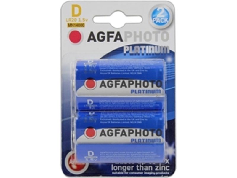 Agfaphoto Mono D LR20 2 stuks - Akku