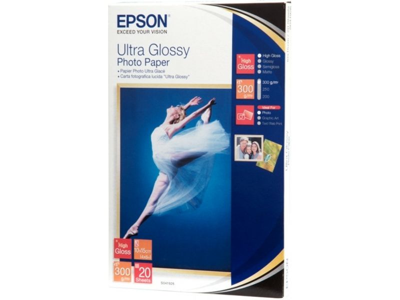 Epson S041926 Ultra Glossy 10 x 15 (20 vel) - Fotopapier