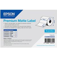 Epson C33S045534 Premium Matte - (51mm x 76mm) - Weiß - Etikett